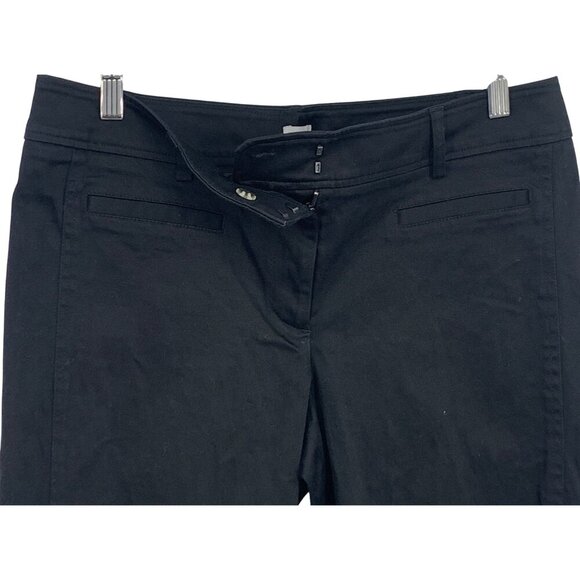 Cache Womens Black Shorts Size 12 Bermuda Stretch Classic NWOT New - Picture 6 of 11